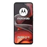 Motorola Moto G15 4G LTE (XT2521-2) 4+256GB Dual Sim | GSM Unlocked | International Model | for T-Mobile, Metro PCS, Mint & Tello - (Gray)