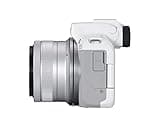 Canon EOS R50 Mirrorless Camera RF-S18-45mm F4.5-6.3 is STM Lens Kit, 24.2 Megapixel CMOS (APS-C) Sensor, 4K Video, Hybrid Camera, Photo and Video, Vlogging, Content Creator, RF Mount, White