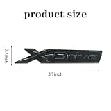 Xdrive Rear Emblem Badge Sticker Car Trunk Lid Nameplate Numbers Letters Decal Replacement for Xdrive (Gloss Black)