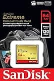 SanDisk 64GB Extreme CompactFlash Memory Card UDMA 7 Speed Up To 120MB/s - SDCFXSB-064G-G46
