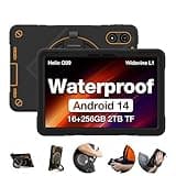 AGM PAD P2 Active Rugged Android 14 Tablet with Case, Waterproof & Drop-Proof, Widevine L1 & GMS Certified, 11" 90Hz FHD 480 NITS Display, MTK G99, 8000 mAh, 16(8+8) + 256GB[TF 2TB], GPS, Compass, OTG