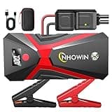 NHOWIN Battery Jumper Starter Portable, 4000A 4 in 1 Function Jump Starter Up to 7.5L Gas & 5.0L Diesel Engines 12V Jump Box for Car Battery with Smart Jumper Cables and LED Flashlight