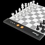 CHESSNUT Go Ultimate Portable Travel Electronic Chessboard with Full Piece Recognition and Strong Magnetic Adhesion - Perfect Desk or Travel Size（Orange）…