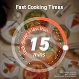 COSORI Air Fryer 9-in-1, Compact & Large 6-Qt, Fast Turbo Modes, 90–450°F Precise Heat for Even Results, Up to 95% Less Oil*, Roast, Bake, Dry, Reheat, Frozen, Broil, Proof, 120V, TurboBlaze, Grey