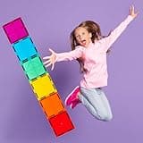 Gemmicc Magnetic Tiles 100 PCS with 2 Cars, STEM Approved Educational Magnet BuildingToys, Magnet Puzzles Stacking Blocks for Boys Girls