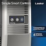Lasko Outdoor Living Oscillating Tower Fan, for Decks, Patios and Porches, 10 Foot Power Cord, 4 Refreshing Speeds, 42", Grey, YF202