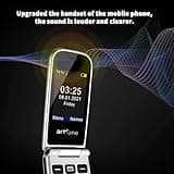 artfone G6 4G Flip Phone for Seniors with 2.4" Dual-LCD丨SOS Button丨Time Reporting丨Speed Dial丨Big Button Flip Phone Unlocked丨1300mAh Battery丨Charging Dock丨Basic Phone丨Large Fonts丨USB-C,T-Mobile - Grey