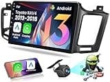 for Toyota RAV4 2013-2018 – 10.2” （Online Upgrade OTA System） IPS Android Car Radio, 8core+64G, Wireless CarPlay/Android Auto, 5G WiFi, GPS Navigation, Bluetooth, Backup Camera, Mirror Link