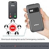 artfone G3 Flip Cell Phone for Seniors,4G Unlocked Mobile Phones with Big Buttons,Speed Dial,SOS Button,Photo Contact,Talking Numbers,1200mAh Battery, Charging Dock