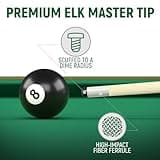Players Set of One Piece House Pool Cue Sticks - Professional Quality for Commercial Or Residential Use (4 Cues)