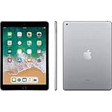 Apple iPad with WiFi, 128GB, Space Gray (2018 Model) (Renewed)