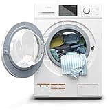 KoolMore 2-in-1 Front Load Washer and Dryer Combo for Apartment, Dorm, RV, and Small Home Laundry Washing and Drying, 16 Wash and 4 Dry Cycles, Compact Space Saver (White) [FLC-3CWH]
