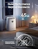 Dreo Portable Air Conditioners, 8000 BTU ASHRAE (5000 BTU DOE) Smart AC Unit for Bedroom with Drainage-free Cooling, 45dB Quiet, APP/Voice/Remote, Portable AC for Room Indoors, AC318S
