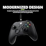 Xbox Wireless Gaming Controller + USB-C® Cable (2025) – Carbon Black – Play on Xbox, Windows, Android, iOS, FireTV Sticks, Smart TVs, VR Headsets
