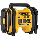 DEWALT 20V MAX Tire Inflator, Compact and Portable, Automatic Shut Off, LED Light, Bare Tool Only (DCC020IB)