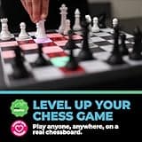 ChessUp 1 - Electronic Chess Board by Bryght Labs - Built-in Chess Engine & Instructor - Includes Chess Set TouchSense Pieces - Light Up Smart Chess Board - Features AI, Wireless Play & Companion App