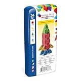 MAGNA-TILES microMAGS 26-Piece Travel Magnetic Construction Set – Bold Colors, The Original Magnetic Building Brand