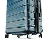 Samsonite Omni 2 28-Inch Large Checked Hardside Luggage with 360° Spinner Wheels - Scratch Resistant Hardshell - TSA Lock - Expandable Polycarbonate Shell for Lightweight Travel - Nova Teal