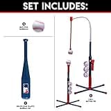 Franklin Sports Kids Batting Tee - MLB 2-in-1 Grow-with-Me - Adjustable Youth Hitting Tee - Perfect for Teeball and Baseball, Multi