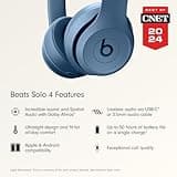 Beats Solo 4 - Wireless Bluetooth On-Ear Headphones, Apple & Android Compatible, Up to 50 Hours of Battery Life - Slate Blue