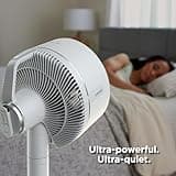 Shark FlexBreeze Pedestal & Tabletop Oscillating Fan with Remote, Indoor & Outdoor, Portable, Corded & Cordless with InstaCool Misting Attachment, White, FA222WH