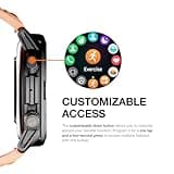 AGM Rugged Smart Watch for Men and Women, AMOLED Gorilla Glass, Bluetooth Calling, Precise Health & Fitness Tracking, GPS/Gyroscope, Compatible with Android & iOS, 5 ATM & IP69 Tactical Watch, 2 Bands