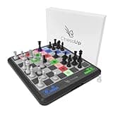 ChessUp 1 - Electronic Chess Board by Bryght Labs - Built-in Chess Engine & Instructor - Includes Chess Set TouchSense Pieces - Light Up Smart Chess Board - Features AI, Wireless Play & Companion App