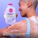 eos Shea Better Cashmere Body Wash, Vanilla Cashmere, Moisturizing, pH Balanced Body Wash, Creamy Gel Formula, Paraben & Phthalate Free, Sensitive Skin, 16 fl oz
