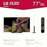 LG B3 Series 77-Inch Class OLED Smart TV OLED77B3PUA, 2023 - AI-Powered 4K TV, Alexa Built-in, Black