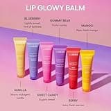 LANEIGE Mini Lip Glowy Balm Set: Keeps Lips Hydrated, Glossy, and Moisturized with Nourishing Shea and Murumuru Butters