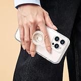 PopSockets Phone Grip with Expanding Kickstand, Adhesive Grip - Clear
