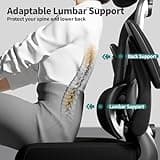TRALT Office Chair Ergonomic Desk Chair, 330 LBS Home Mesh Office Desk Chairs with Wheels, Comfortable Gaming Chair, High Back Office Chair for Long Hours (Black)