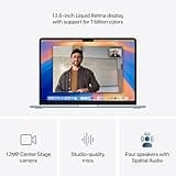 Apple 2025 MacBook Air 13-inch Laptop with M4 chip: Built for Apple Intelligence, 13.6-inch Liquid Retina Display, 16GB Unified Memory, 256GB SSD Storage, 12MP Center Stage Camera, Touch ID; Sky Blue