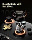 EasySMX D05 PC Controller - Enhanced Wireless Bluetooth Pro Controller with Charging Dock/Hall Sensor/RGB Lighting - No Stick Drift, No Dead Zone - Work for Windows PC, Android, Steam and Switch