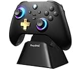 EasySMX D05 PC Controller - Enhanced Wireless Bluetooth Pro Controller with Charging Dock/Hall Sensor/RGB Lighting - No Stick Drift, No Dead Zone - Work for Windows PC, Android, Steam and Switch