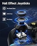 EasySMX X15 PC Controller - Enhanced Wireless Bluetooth Controller with Hall Joysticks/Hall Triggers/RGB Lighting - No Stick Drift, No Dead Zone - Work for Windows PC, Android, Steam and Switch