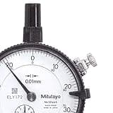Mitutoyo 2046S, 0.01mm X 10mm Dial Indicator, 0-100, Lug Back, Series 2, 8mm Stem