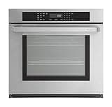 RANGAIRE RWOS301GS 30" Electric Single Wall Oven, 5.0 cu. Ft. Capacity AirFry True Convection, Self Cleaning, Easy Reach Racks, Glass Touch, Stainless Steel