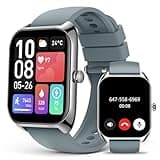 Smart Watch (Answer/Make Call) for Men Women, 2.02" Smartwatch with Heart Rate/Blood Pressure/Blood Oxygen/Sleep Monitor, IPX8 Waterproof Fitness Tracker, 100+ Sports Modes Compatible with iOS Android