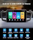ViaBecs Android 13 Car Stereo Built-in Wireless Apple CarPlay and Android Auto, 10.2 Inch QLED Car Radio Touchscreen for 2013-2018 Toyota RAV4, SWC, 6G+128G