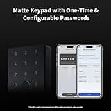 Aqara Smart Lock U100, Fingerprint Keyless Entry Door Lock with Apple Home Key, Touchscreen Keypad, Bluetooth Electronic Deadbolt, IP65 Weatherproof, Supports Apple HomeKit, Alexa, Google, IFTTT, Gray