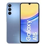 Samsung Galaxy A15 (SM-155M/DSN), 128GB 6GB RAM, Dual SIM, Factory Unlocked GSM, International Version (Wall Charger Bundle) (Light Blue)
