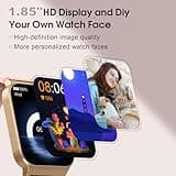STECEi Smart Watch for Men Women Bluetooth Call, 1.85" HD Screen Smartwatch with Heart Rate/Sleep Monitor, 110+ Sport Modes Activity Trackers IP68 Waterproof, Fitness Watch for Android iOS, Rose Gold