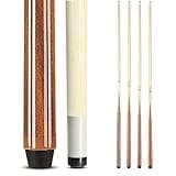 Players Set of One Piece House Pool Cue Sticks - Professional Quality for Commercial Or Residential Use (4 Cues)