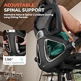 CAPOT Ergonomic Mesh Office Chair, Adjustable Lumbar High Back Desk Chair 400lbs, 4D Flip-up Arms, 3-Level Tilt Backrest, 3D Headrest, PU Wheels, Swivel Rolling Computer Seating for Long Desk Work