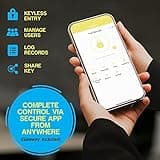 LOCKSTAR® Smart Door Lock • Keyless Entry Deadbolt Door Lock • Multiple Entry Methods – APP • Fingerprint Touch ID • Keypad Code • Card FOB • Traditional Key • Smart Home Devices