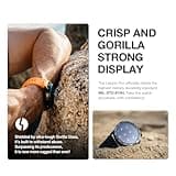 AGM Rugged Smart Watch for Men and Women, AMOLED Gorilla Glass, Bluetooth Calling, Precise Health & Fitness Tracking, GPS/Gyroscope, Compatible with Android & iOS, 5 ATM & IP69 Tactical Watch, 2 Bands