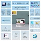 HP 14 Laptop Student Business 2025 Flagship Computer, AI Copilot, 4-Core 13th Gen Intel CPU, 16GB RAM 628GB Storage (128GB UFS+500GB Ext) 1-Yr Office 365 Long Battery HubxcelAccessory Win 11S Lavender