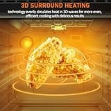 Hipicute 30 inch Electric Single Wall Oven with Convection Fan Touch Control, Large Oven Capacity, 360° Rotisserie, Fingerprint Resistant Stainless Steel