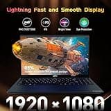 15.6-FHD-Laptop Student-Laptop, 16GB RAM 1TB SSD, Intel Pentium Quad-Core N100 Processor (Up to 3.4GHz) Backlit Keyboard Fingerprint WiFi 6 BT5.2 Business-Laptop, 2 Years Warranty Windows 11 Laptop